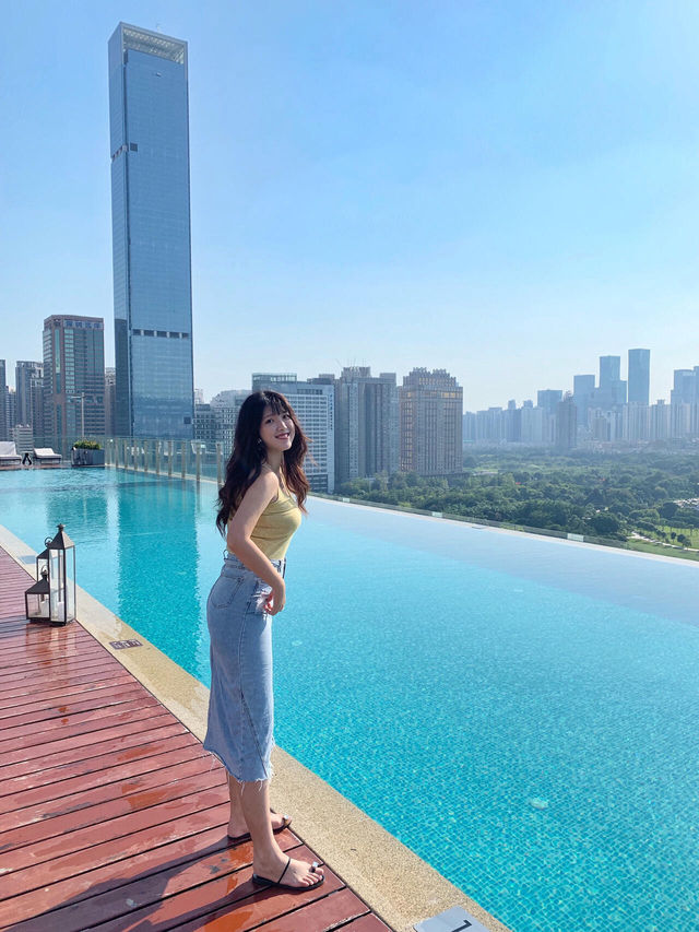 深圳高空秘境！無邊泳池秒穿東南亞🌊