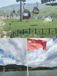 吉林松花湖位於吉林省吉林市豐滿區