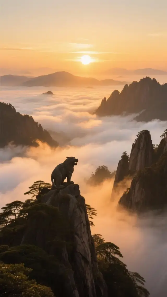Huangshan: Sunrise, Sea of Clouds, Oddly-shaped Pines, Grotesque Rocks, and Hot Springs – The Four Wonders