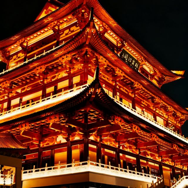 長沙夜遊杜甫閣賞璀璨夜景聽盛唐遺韻