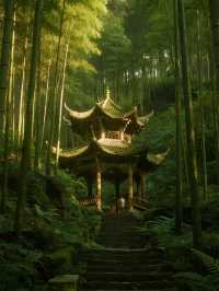 畢棚溝的秋天是打翻的調色盤！彩林雪山美成壁紙