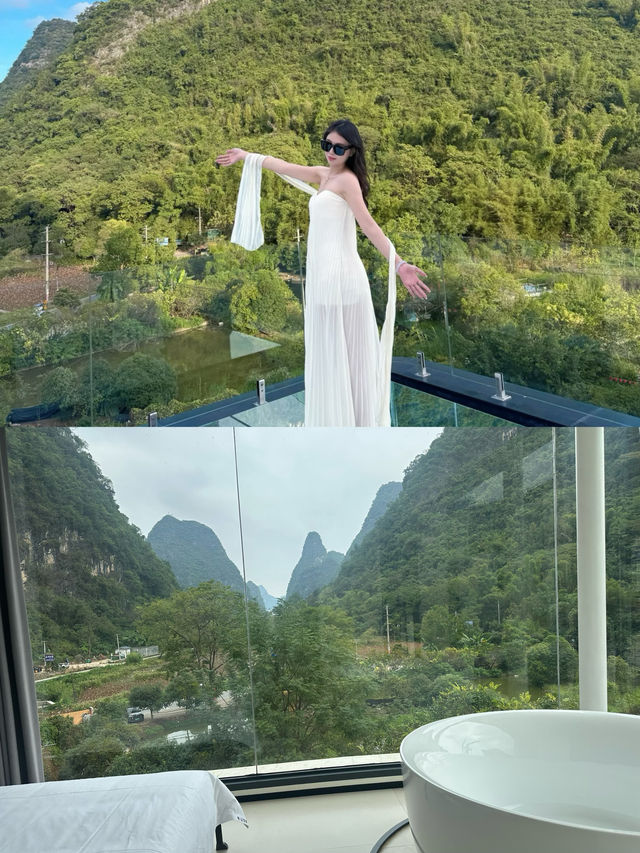 陽朔遇山鄉舍｜住進山水裡的治癒感，連空氣都帶甜味