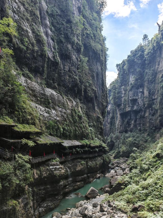 湖北恩施大峽谷藏在湖北的地球最美傷痕