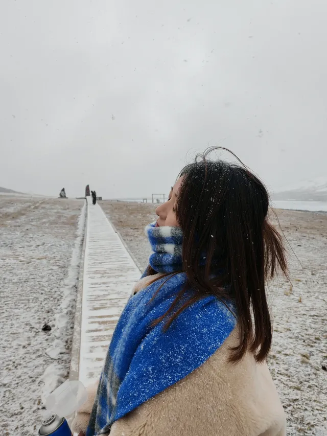 情書同款雪景甘孜紅海子下了一場大雪 情書同款雪景甘孜紅海子下了一場大雪