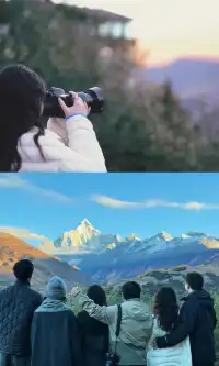 川西｜真的好幸運 拍到日照金山了！還有彩林