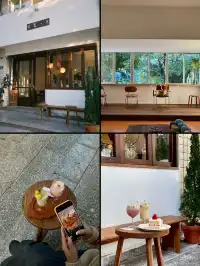 泉州新的木質調咖啡店,坐在綠意窗台飲咖