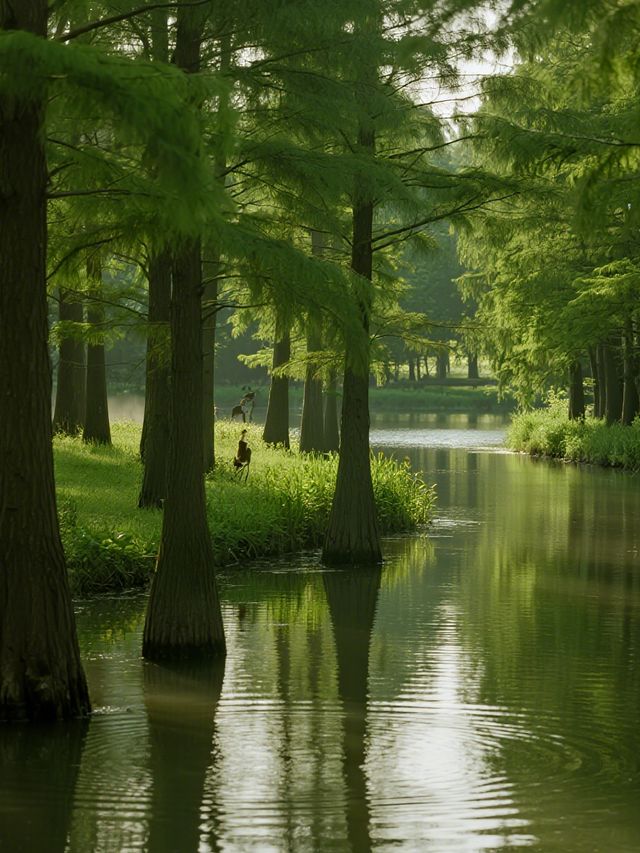 12月實況！上海這片水上森林，娃看呆了