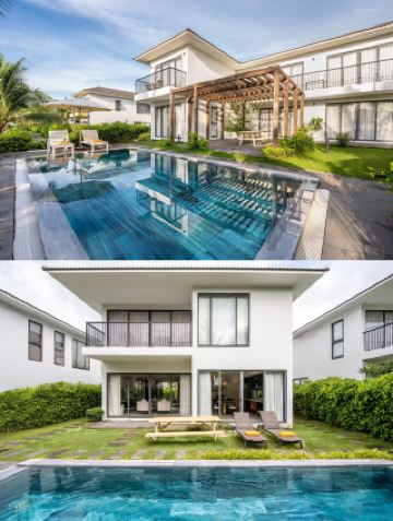 ใช้ชีวิตราวกับอยู่ในภาพยนตร์ในช่วงวันหยุดพักผ่อนในวิลล่าพร้อมสระว่ายน้ำส่วนตัว