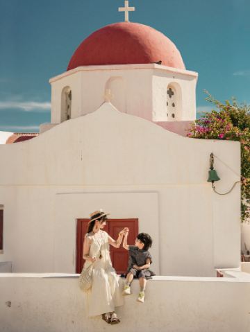 我們終於去了明信片裡的米克諾斯島，自由行攻略