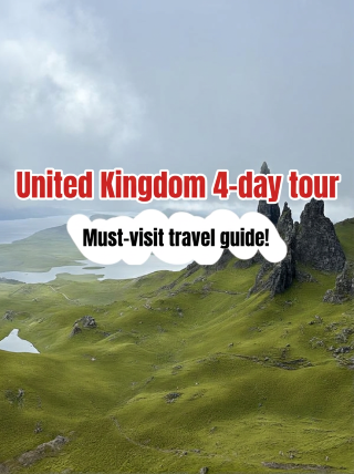 4-day UK trip: an easy step-by-step guide with a lazy-person itinerary