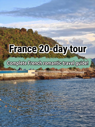 20-day France travel guide for lazy travelers, save this now!