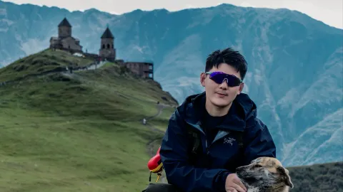 Kazbek | Finally stepping onto the cover of Lonely Planet — traveler post in Georgia