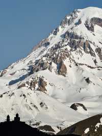 Kazbek is the most famous mountain of Georgia