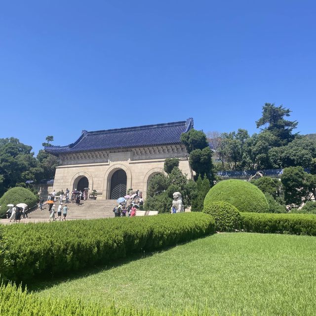 中山陵，一代偉人長眠之處