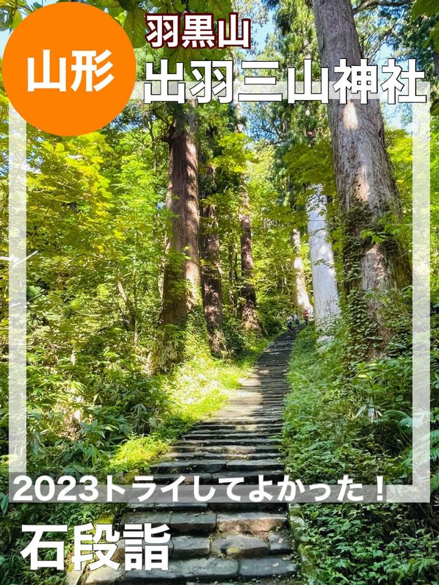 【山形県/出羽三山神社】2023年トライしてみてよかった！石段詣