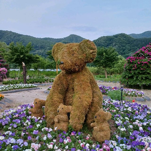 자라섬의 꽃잔치