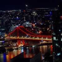 Story Bridge故事橋 在夜晚和清晨的不同樣貌