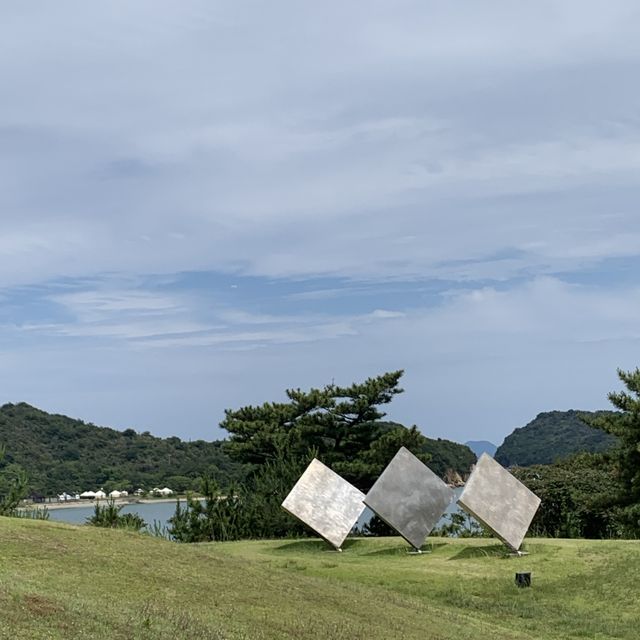 Outdoor Art Space - Lee Ufan Museum- Naoshima 