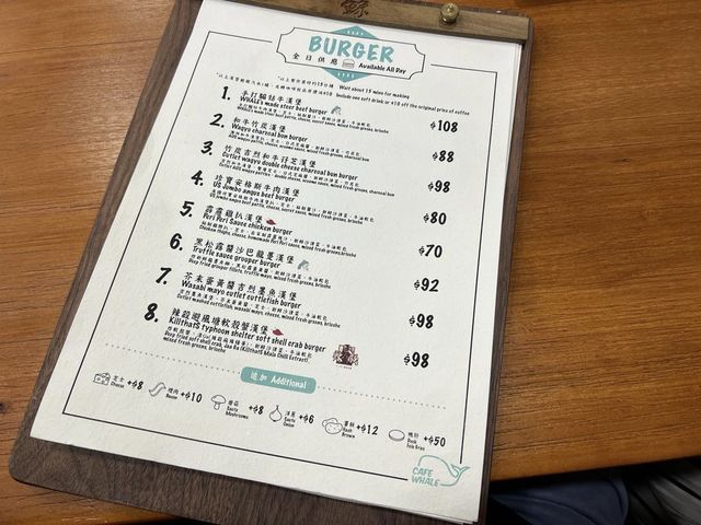 用騸牯牛黎做 Burger ？@ Cafe whale