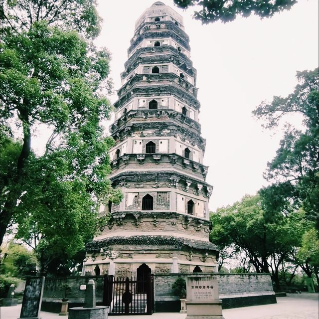 The Chinese Leaning Tower - Tiger Hill Pagoda