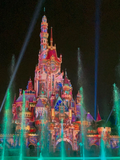 Disney - 香港 ディズニー ルミエール ライトアップ