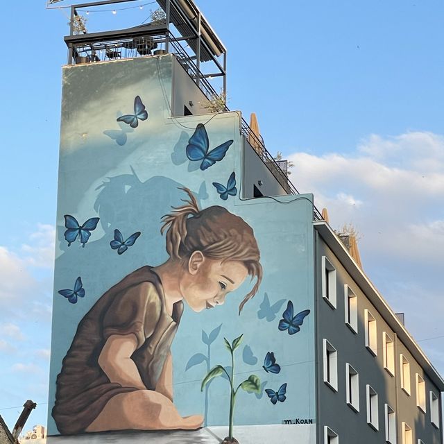 The murals at Athens city