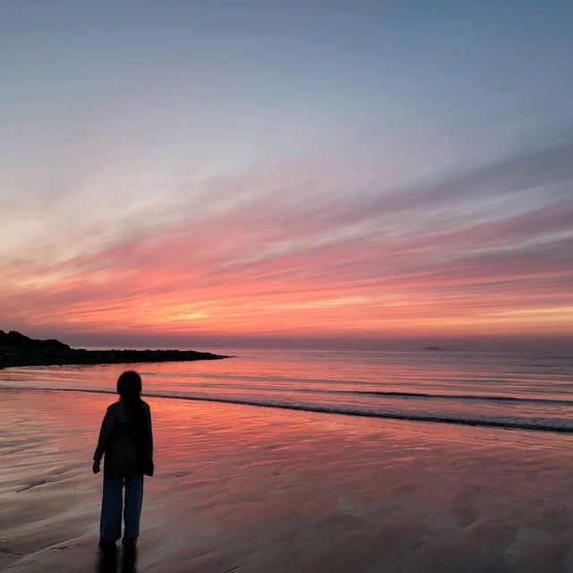 고즈넉한 여유로움을 즐길 수 있는 태안 구름포 해수욕장🏖