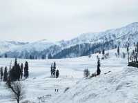 Winter wonderland at Gulmarg India 