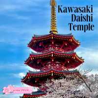 🌸ชมซากุระ ไหว้พระขอพร ที่วัด Kawasaki Daishi 