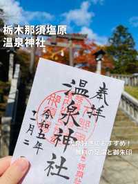 【栃木 那須塩原】温泉好きにおすすめ！御朱印と無料の足湯に入れる⛩️温泉神社