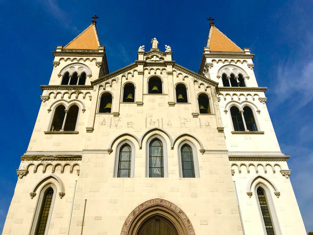 Strolling through the historic centre.