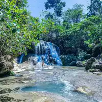 A beautiful hidden waterfall we found!