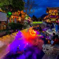The Night View at Lijiang Old Town