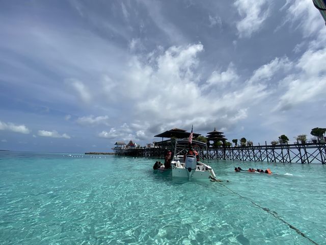 Where the sky meets the sea.