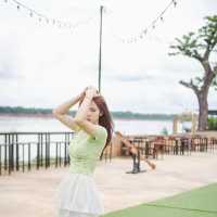 คาเฟ่ริมแม่น้ำโขง จ.อุบลราชธานี