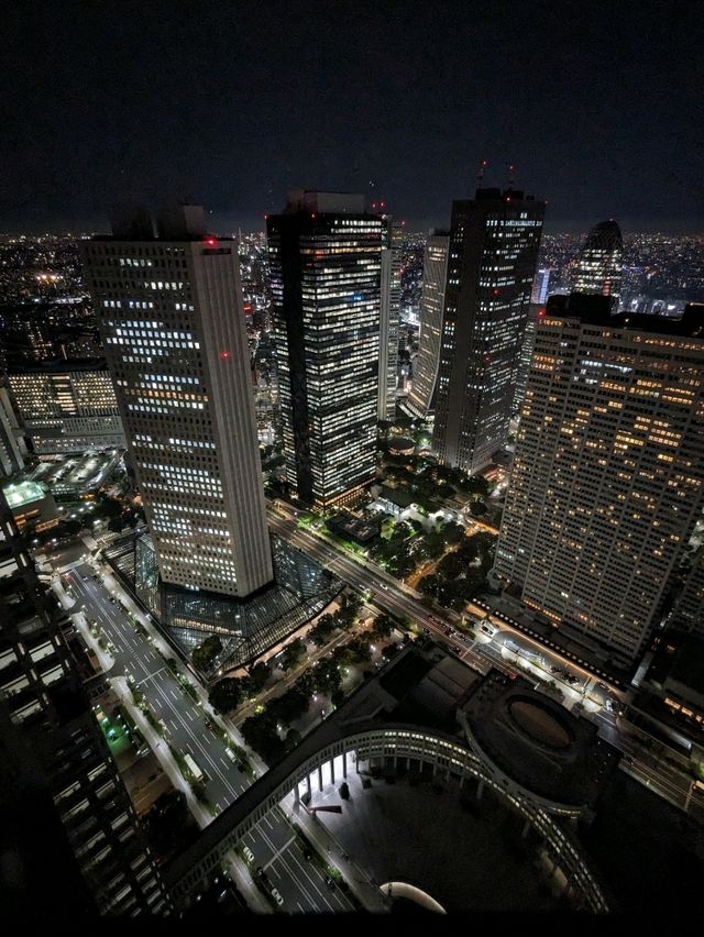 日本東京-免費高樓景觀台&光雕秀：東京都廳展望台