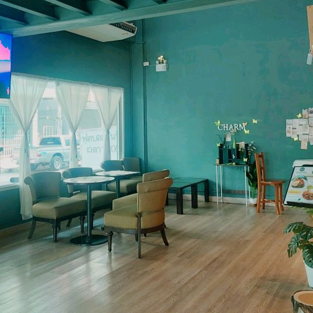 ☕️ CHARM COFFEE  🎂 ตลิ่งชัน สวนผัก 
