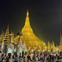 Shining of Gold Pagoda, Shwedagon Pagoda in Myanmar