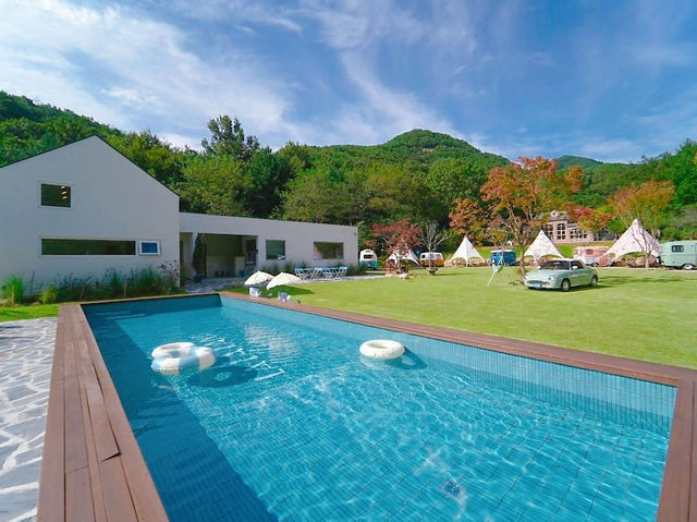 수영장이 있는 감성 글램핑🏕️