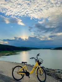 ปั่นจักรยานที่เขื่อนสิริกิติ์