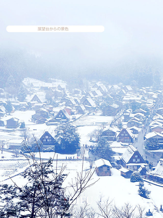 雪降ってる季節に行きたい世界遺産【岐阜/白川村】