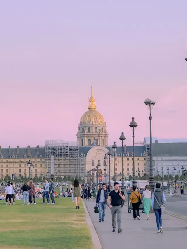 法國巴黎巴黎賞夕陽美食景點：榮軍院🩷