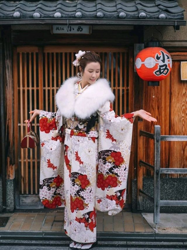 嚟到京都，入鄉隨俗試試穿和服