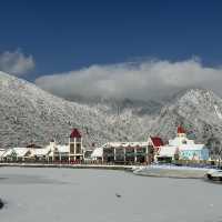 在西嶺雪山拍到人生風景照片