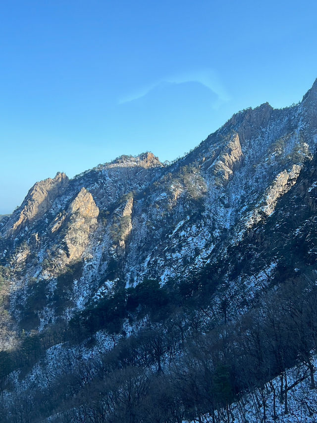 속초 여행, 눈 내린 설악산 권금성