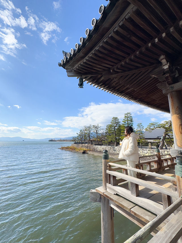 日本景點🇯🇵特式水上佛堂🩵