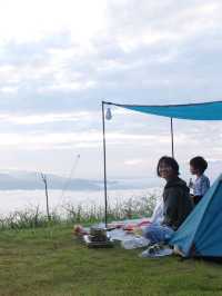 ปาย camping ที่จุดชมวิวทะเลหมอกหยุนไหล