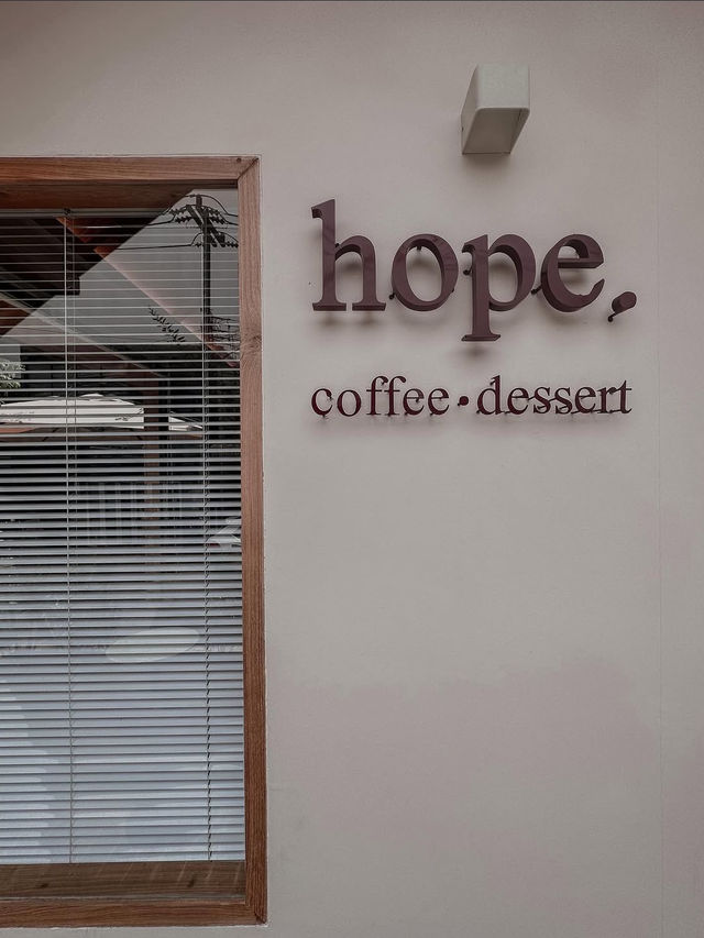 คาเฟ่ปาย 🍰“hope. coffee & dessert"☕️