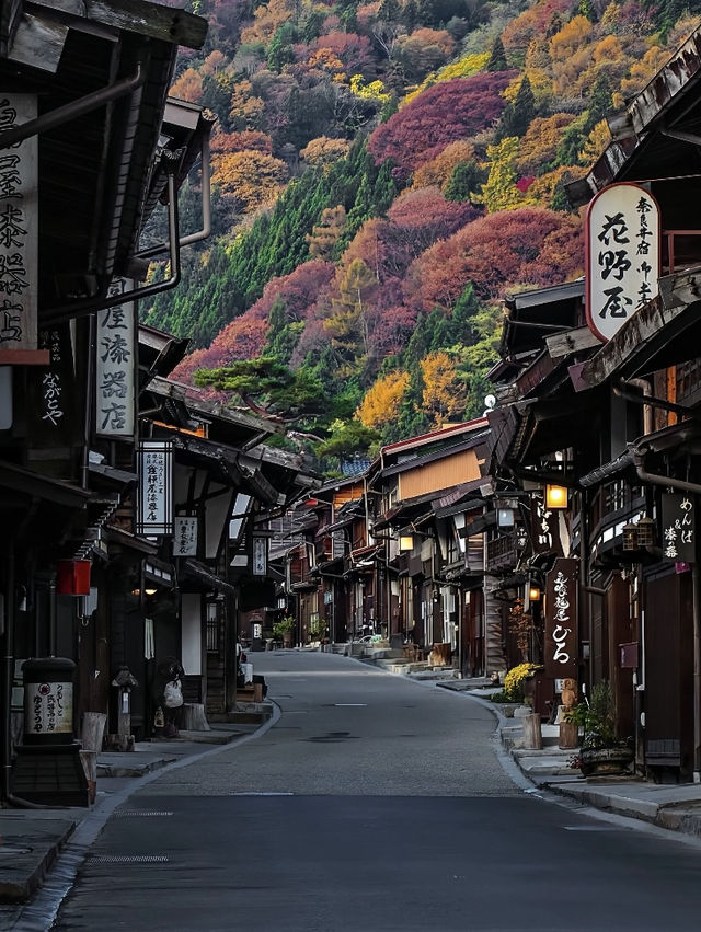 🌸 日本奈良井宿 — 江戶時代的木造古街漫遊