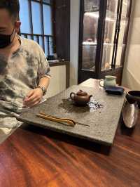 【台北・青田茶館】  静けさに包まれる、レトロな茶館で台湾茶タイムを🍃